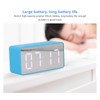 Alarm Clock Blue HD Mirror 2 in 1 Smart LED