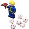 Fallout Vault Boy Micro Action Building Block Figure with 6