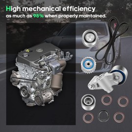 SCITOO TCK304 TB304K1 ITM304 TBK304 TS26304 ITM304 Engine Timing Belt Kit Fits for 99-08 for Subaru Forester 99-08 for Subaru Impreza 99 for Subaru Legacy 00-08 for Subaru Outback