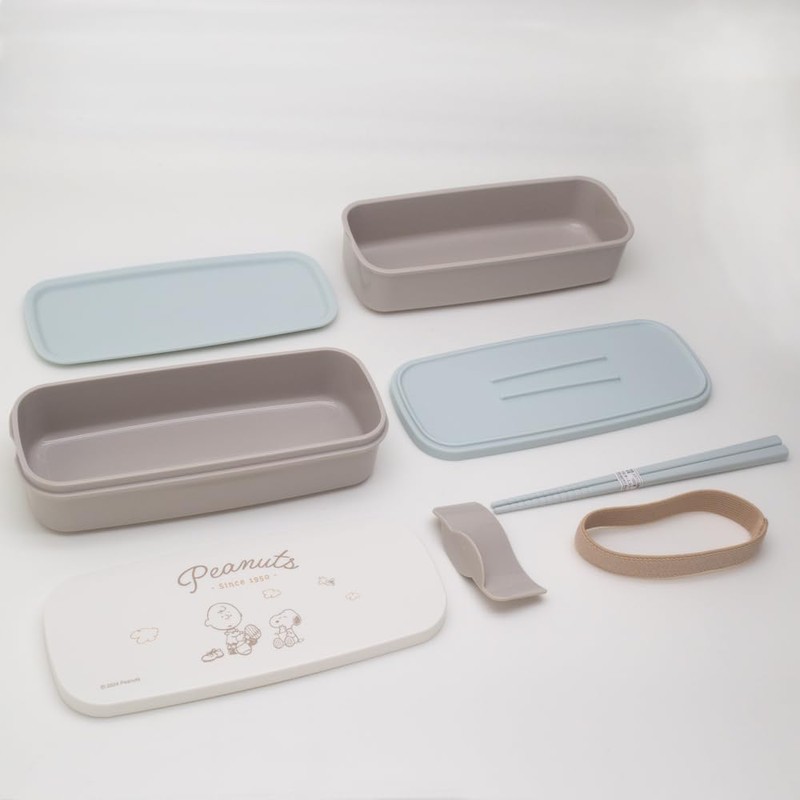 Peanuts PW-28K Lunch Box, 2-Tier with Dividers