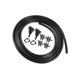 Motoforti 2pcs Windshield Washer Nozzle for Dodge Neon 2000-2005 1.8 Meters Hose with Connectors Kit Replaces 5116088AA Long-lasting