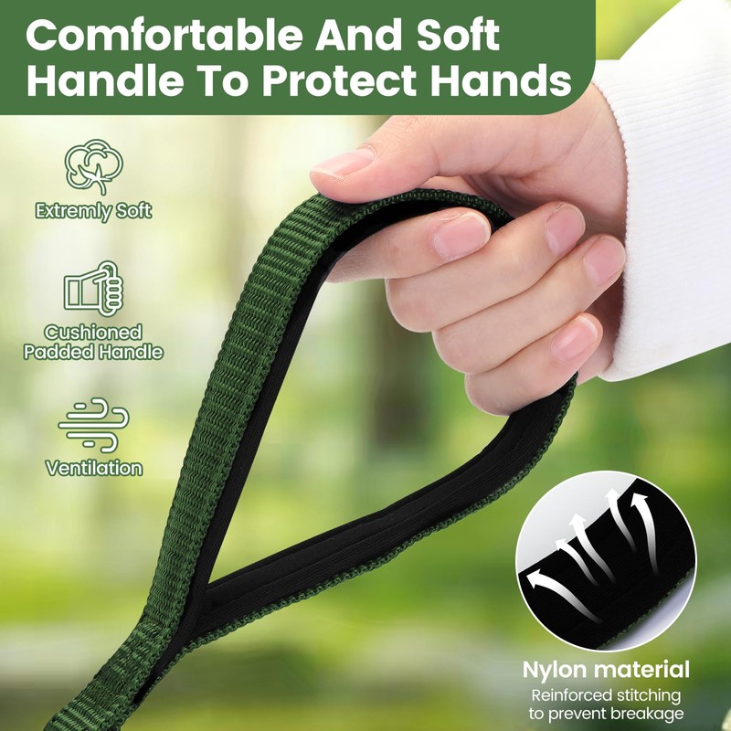 HAPPY HACHI Dog Training Lead, Long Line Nylon Leash for