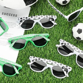 Relaxweex 24 Pcs Green Soccer Sunglasses Soccer Team Gifts Party Favors Birthday Party Gifts Goody Bag Fillers for Teens Sport