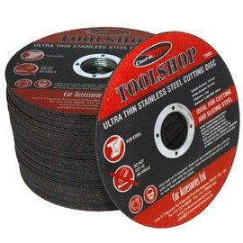 Defender Tools Ultra Thin 115 x 1mm Stainless Steel Cuttings Discs - Metal Cutting Slitting Discs (10 Pack) for Angle Grinder