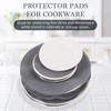 Felt Plate Storage Dividers Protectors, 48 Pieces Felt Round Plate