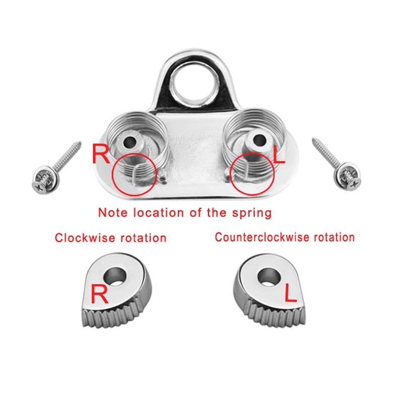 Sdenshi Stainless Steel Cam Cleat Curry Clamp for Max. 15