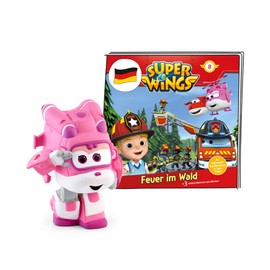 tonies Audio Figure for Toniebox, Super Wings - Fire in the Forest, Audio Play with 4 Stories for Children from 3 Years, Playing Time Approx. 58 Minutes