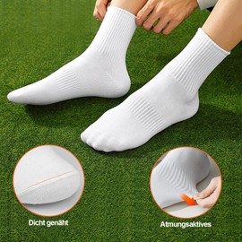 COZY CORE 5 Pairs Casual Calf Socks,Lightweight Women's Crew Socks,Athletic Calf-Length Cushioned Sock, Thin Breathable Cotton for Sports, Hiking, Gym