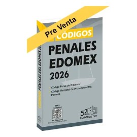 Códigos Penales Del Estado De México 2026 - Bolsillo - Nuevo                                                                                          