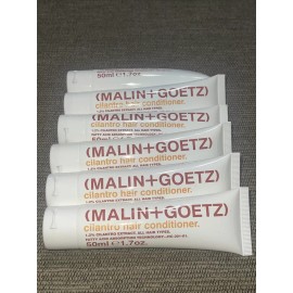 Malin Goetz Lot of 6 Malin + Goetz Cilantro Daily Hair Conditioner 1.07oz 50ml Marked Tubes