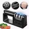 MDHAND Knife Sharpener Professional Ceramic Tungsten Kitchen Sharpening System 3