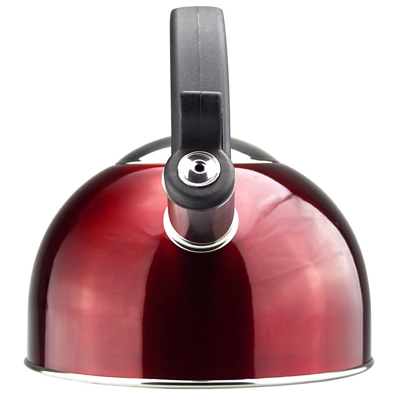 Magefesa 2.1-Quart Sabal Stainless Steel Tea Kettle, Red