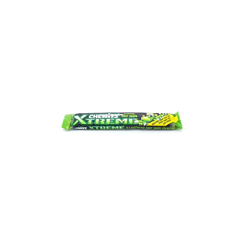 Chewits Xtreme: Chewits Sour Apple - 24 Box