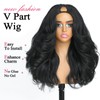 Yaki Detroit Layered V Part Wig Synthetic Half Wig For