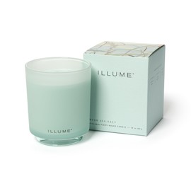 Illume Beautifully Done Essentials Fresh Sea Salt Boxed Glass Scented Soy Candle