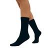 Organic Basics Unisex Core Crew Socks 2-pack, Black, 10-12