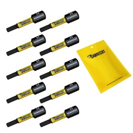 10 x SabreCut SCRH2532_10 32mm H2.5 Hex Magnetic Impact Screwdriver Driver Bits Set Single Ended Heavy Duty