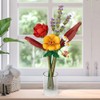 Mini Bricks Flower Bouquet Building Kit Sets, Artificial Roses Flowers