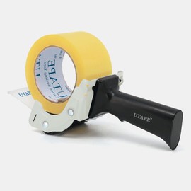 UTAPE Packing Tape Dispenser, Rapid Replace Handheld Tape Dispenser, 2 inches Tape Dispenser for Moving Boxes & Moving Supplies, Durable Ergonomic Industrial Beta Machine, White