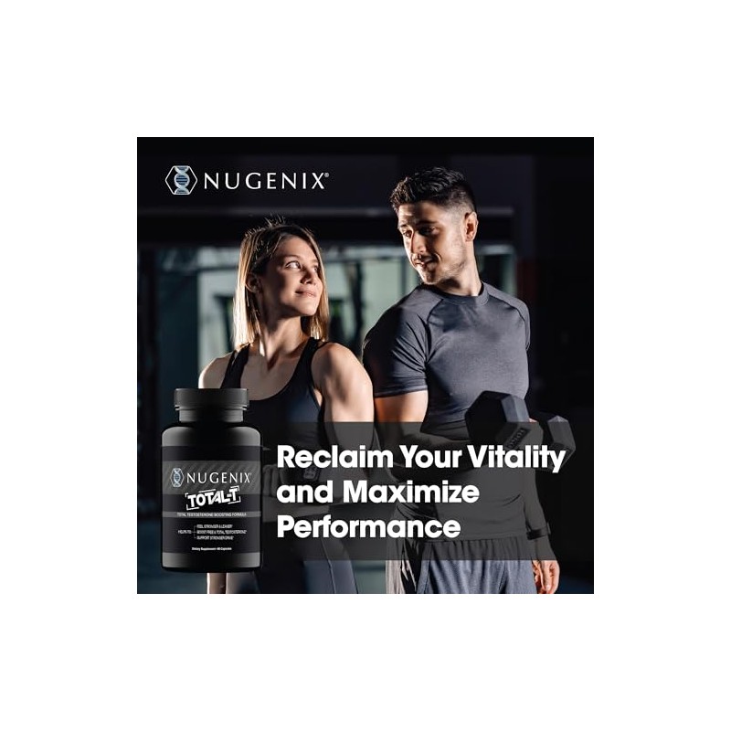 Nugenix- “Suplemento Potenciador de Testosterona TotalT, Libre y Total para