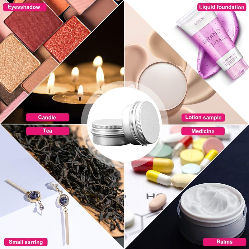 BELICOO Aluminium Empty Tin, silver