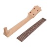 Ukulele Fretboard Neck Set Rosewood Okoume Wood Fingerboard Replacement for