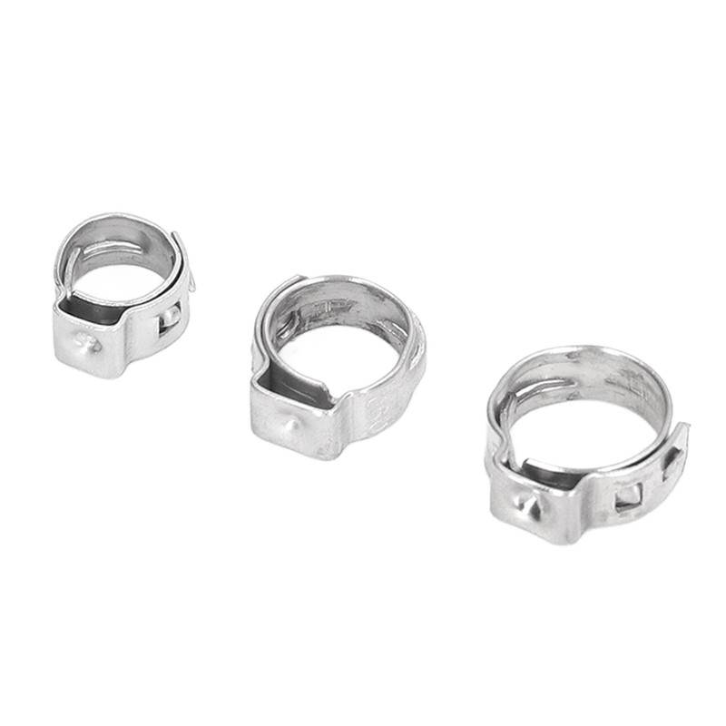 180Pcs Fuel Hose Clamps Kit Stainless Steel Injection Line Accessories