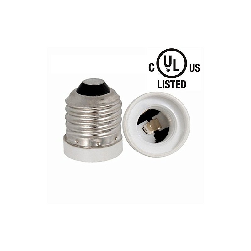 Yi Lighting - E26/E27 to E17 Socket Adapter,Medium Screw to