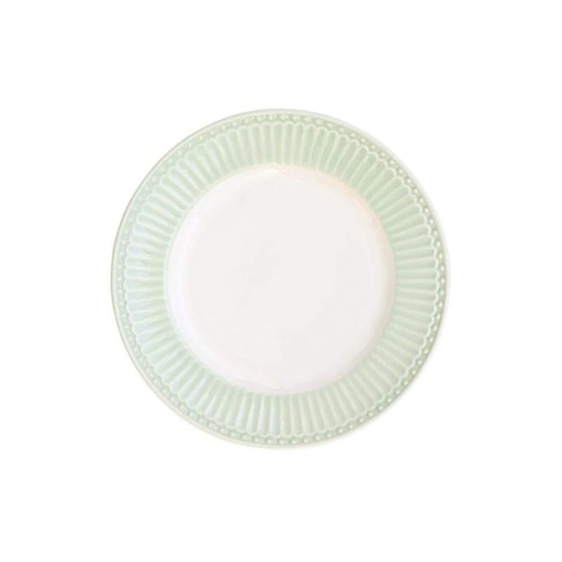 Greengate STWPLASAALI3906 Alice Plate Small Pale Green 17.5 cm (Pack