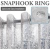 No Hooks Needed Waterproof Shower Curtain Liner PEVA 71" x