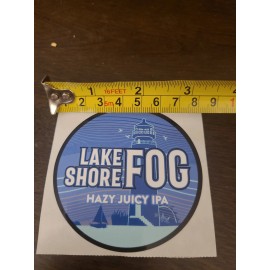 Lake Shore Fog Hazy Juicy IPA Southern Tier Brewing Company 3" Circle Sticker
