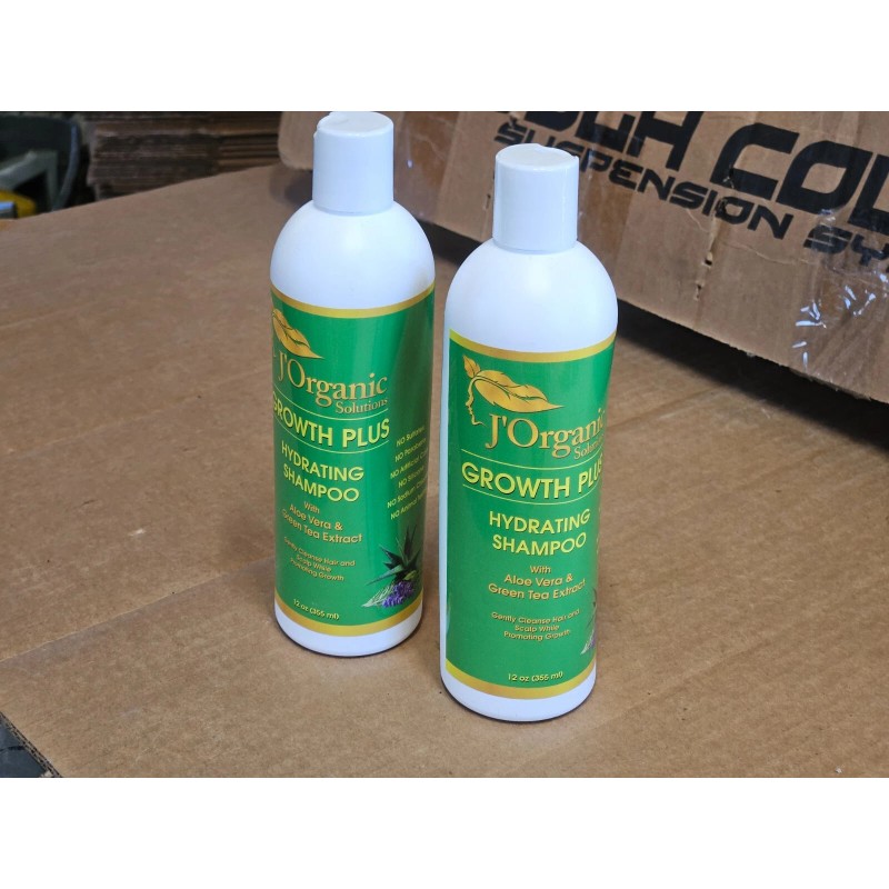 J Organic solutions x2 Growth-Plus Hydrating Shampoo With Aloe Vera