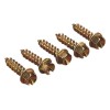 Original Gold Screws Ice Racing Studs 3/4" Deep V Design 1000 ct Made in USA