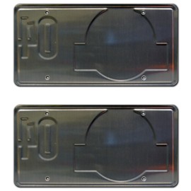 Jurassic Trilogy | Explorer Tour Vehicle 04 | Metal Stamped License Plates