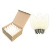 25 Pack C9 Warm White Frosted Dimmable LED Retrofit Bulbs