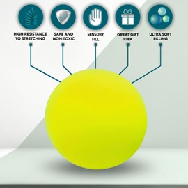 Gifton - Real Stress Ball - Squeeze Hand Therapy Finger Wrist Arthritis Physio Exerciser - Gift For Women Men Adults Kids Boys Girls Teens - Christmas Stocking Filler - 1 Supplied