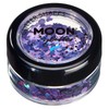 Moon Glitter Holographic Glitter Shapes - 100% Cosmetic Glitter for