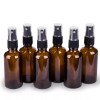 hmaimas 6 Pack Amber Glass Small Spray Bottles for Essential