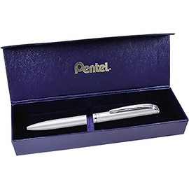 Pentel BL2007Z-BOX EnerGel Gelstift silber, 1 stück (1er Pack)
