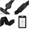 ID Card Holder, Black ID Card Holder, Badge Holder, Identification