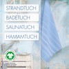 LeStoff Turkish Hammam Beach Towel 100% Organic Cotton Prewashed 95x180cm