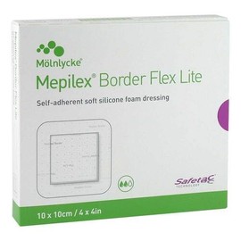 MEPILEX Border Flex Lite Foam Dressing, 10 x 10 cm