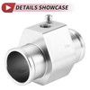 HEROFFIX 1 Satz Auto-Wasser-Kühlmittel-Temperatursensor-Adapter-Gelenkrohr-Radiatorsensor-Adapter 30mm Silberton