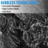 Barbless Fishing Hooks, 300pcs Carp Fishing Hooks Trout Hooks Circle