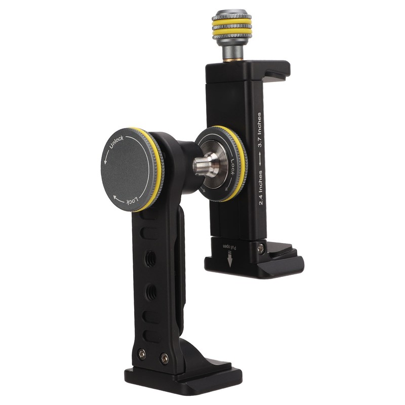 VELEDGE V3 Aluminum Alloy Universal Cell Phone Tripod Mount 360