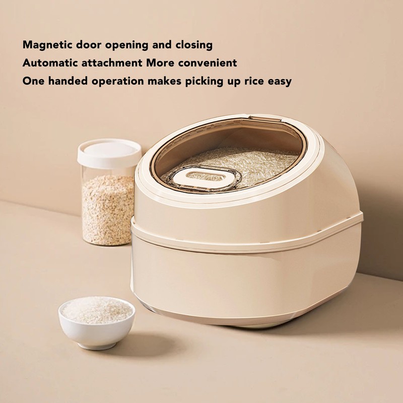 Rice Storage Container Airtight 11lb Damp Proof High Temperature Resistant