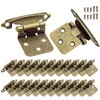 Taokyid Antique Brass Cabinet Hinges for Kitchen Cabinets (10 Pair