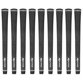 Karma Velour Full Cord Jumbo Golf Club Grips for Men, 9-Piece Set