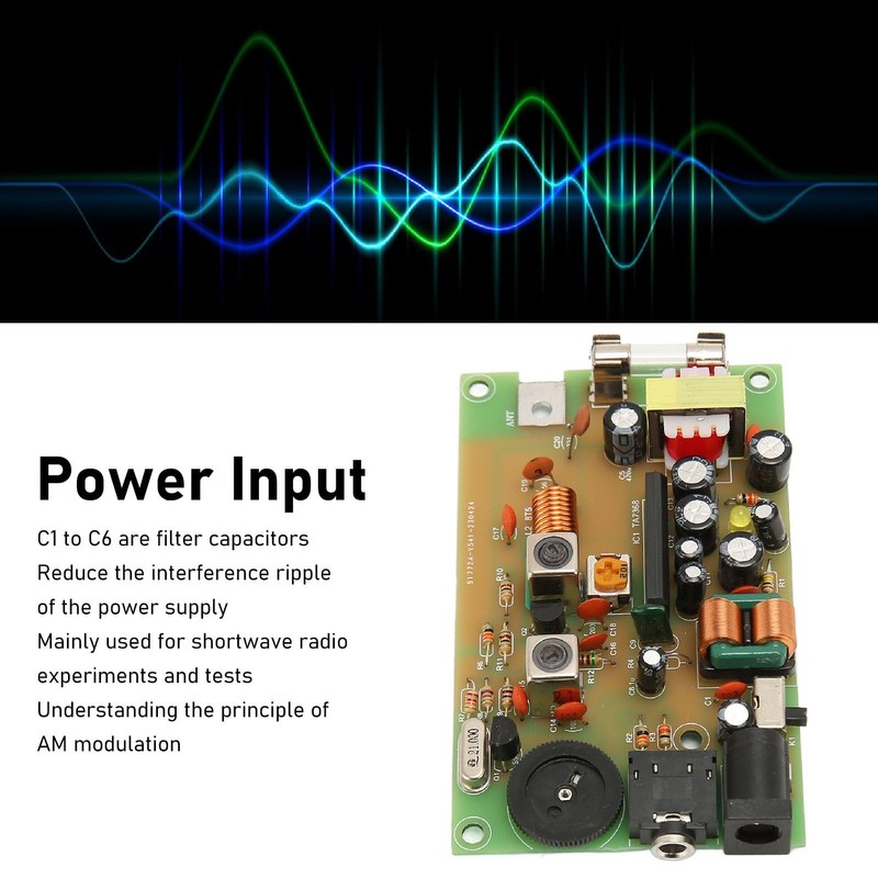 AM Radio Transmitter Board DIY Campus Broadcast Kit, Short Wave