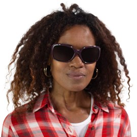 VITENZI Bifocal Sunglasses for Women, Jackie O Reading Tinted Readers, Vittoria in Brown 1.50